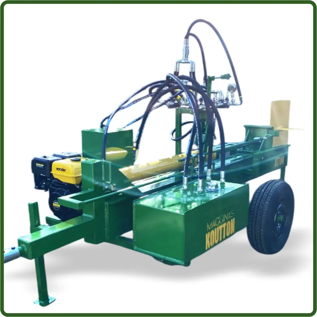 Rachador com motor estacionário - Com duas bombas e três comandos